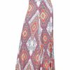 Regular Size * | Zoozie La Baroque Geometric Diamond Palazzo Pants