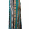 Regular Size * | Zoozie La Maxi Skirt Medallions Orange Teal White