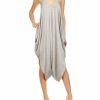 Regular Size * | Zoozie La Jumpsuit Romper Light Heather Gray Regular Size