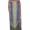 Regular Size * | Zoozie La Maxi Skirt Greek Paisley Orange Purple