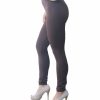 Regular Size * | Zoozie La Solid Leggings Mocha Regular Regular Size