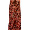 Regular Size * | Zoozie La Maxi Skirt Zig Zag Orange