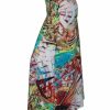 Regular Size * | Zoozie La Maxi Skirt Jungle Fan Green Pink