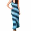 Regular Size * | Zoozie La Racerback Maxi Dress Sky Blue Black