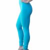 Regular Size * | Zoozie La Regular Size Solid Leggings Mint Black Regular