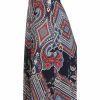 Regular Size * | Zoozie La Maxi Skirt Elegant Paisley Goddess Blue Regular Size