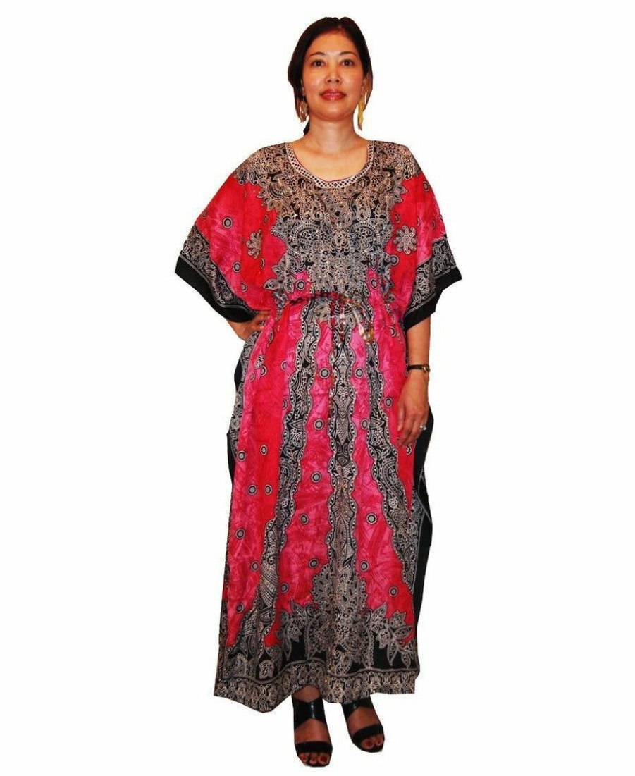 Regular Size * | Zoozie La Vacation Resort Drawstring Maxi Dress Royal Fuschia Regular Size