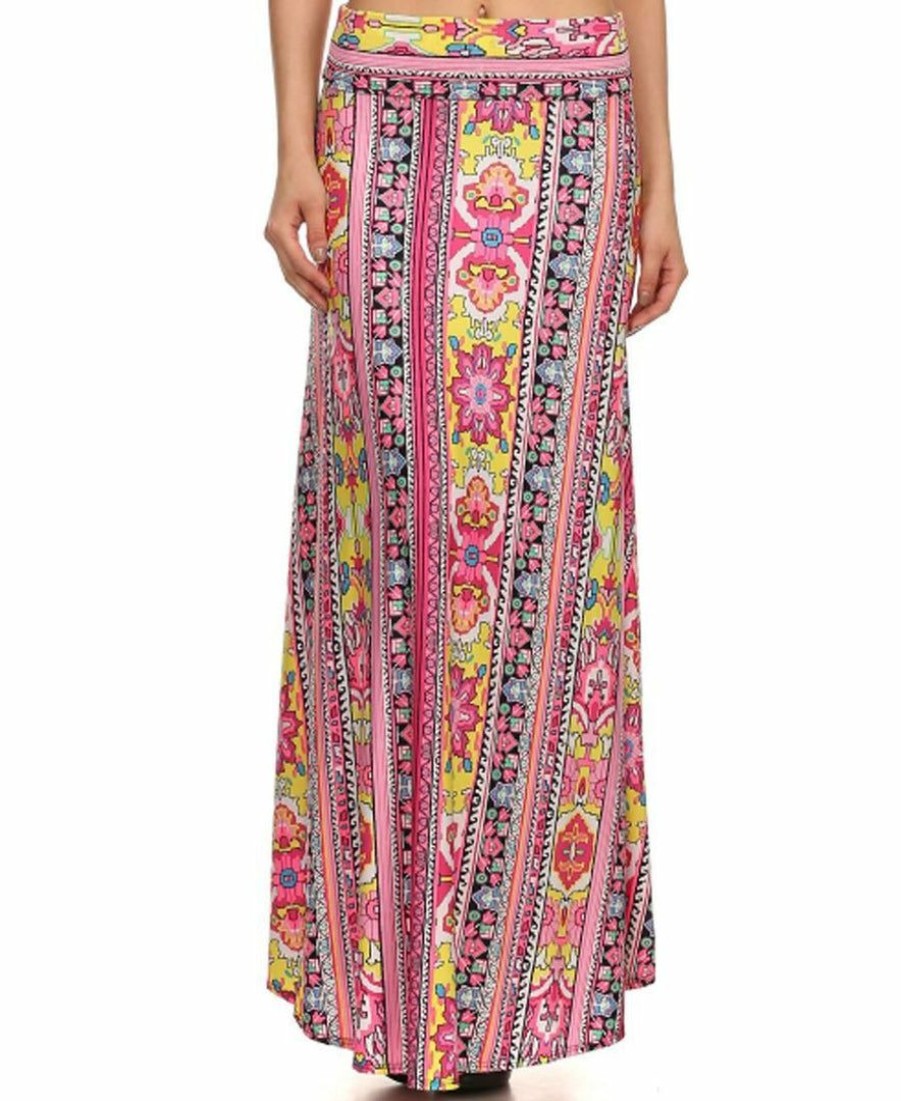 Regular Size * | Zoozie La Maxi Skirt Tribal Pink