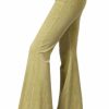 Regular Size * | Zoozie La Bell Bottoms Denim Colored Yoga Pants Pear Green