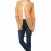 Regular Size * | Zoozie La Lace Cardigans Crochet And Knit Apricot Regular Size