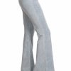 Regular Size * | Zoozie La Bell Bottoms Yoga Pants Denim Colored Fog Blue