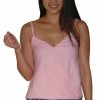 Regular Size * | Zoozie La Regular Size Blouses Sleeveless Top Wrap Pink