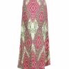 Regular Size * | Zoozie La Baroque Paisley Diamond Pattern Maxi Skirt Regular Size