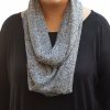 Regular Size * | Zoozie La Fashion Scarf Infinity Shawl Heather Gray One Size Regular Size