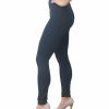 Regular Size * | Zoozie La Regular Size Solid Leggings Black Regular One