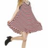 Regular Size * | Zoozie La American Flag Dress Navy Star Collar V Wine White Stripes 1